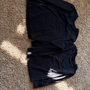 The Academy Brand Black Long Sleeve Crew Top Duo